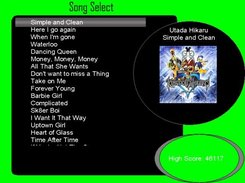 Song select for singinharmony-0.3