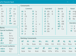 Character Input help