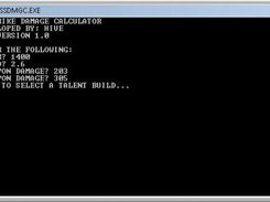 The initial character information form.