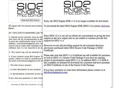 SIO2 SDK 1.4 Free download NOT Available
