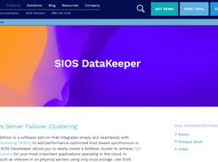 SIOS DataKeeper Screenshot 1