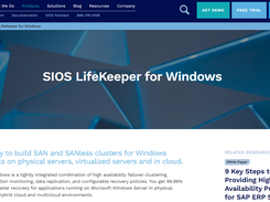 SIOS LifeKeeper Screenshot 1