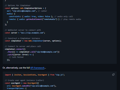 SIP.js Screenshot 1