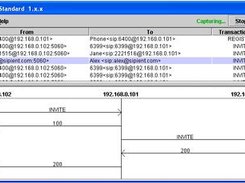 SIPFlow Standard Main Screen