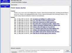 Panel to read RSS channel contents