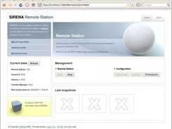 SIRENA Remote Station administration webpage