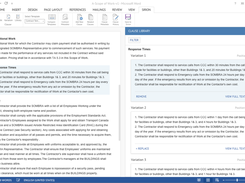 Negotiation: Negotiate and redline contracts in a familiar MS Word environment.