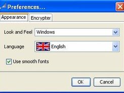 Preferences window