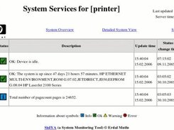 Detailed system view printer