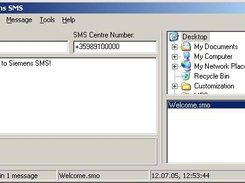SiSMS Main window