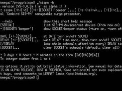 Help screen `-h'