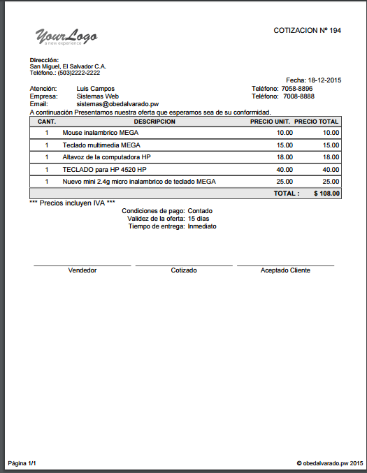 Sistema de cotizaciones download | SourceForge.net