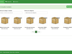 Sistema de Inventario Simple con PHP Screenshot 1