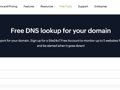 Site24x7 DNS Lookup Screenshot 1