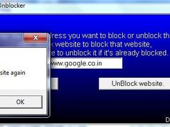 Unblock a site