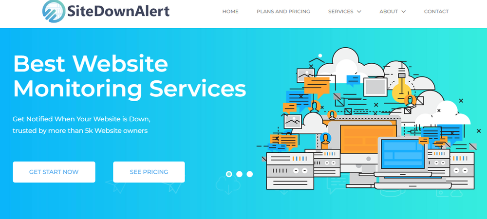 SiteDownAlert Screenshot 1
