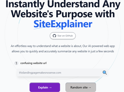 SiteExplainer Screenshot 1