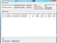 The admin console (also default demo application)