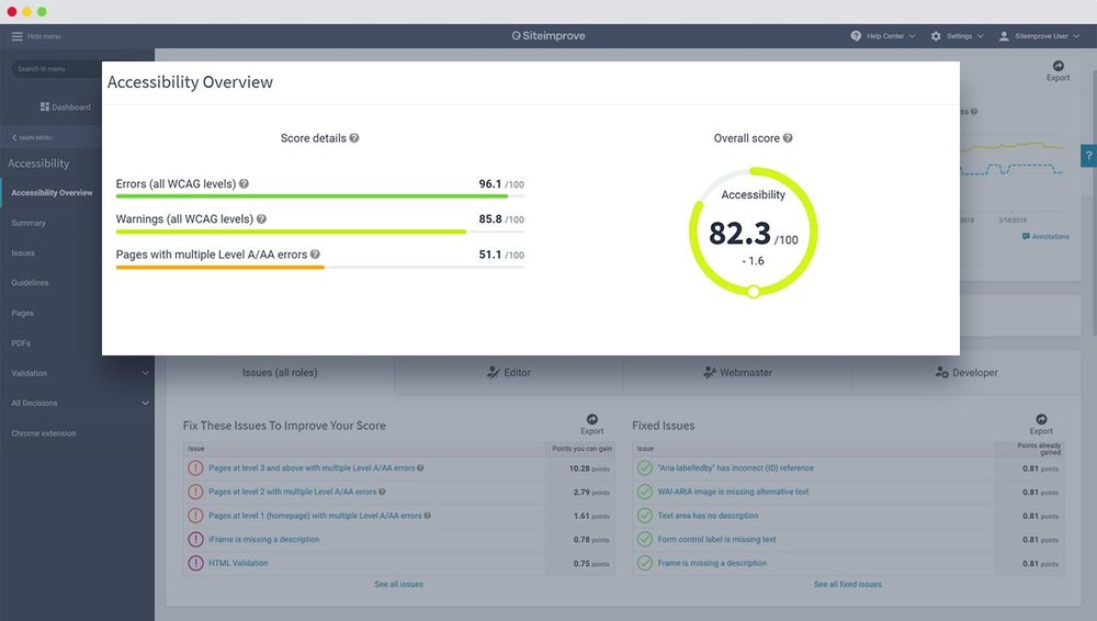 Siteimprove-Accessibility-checks