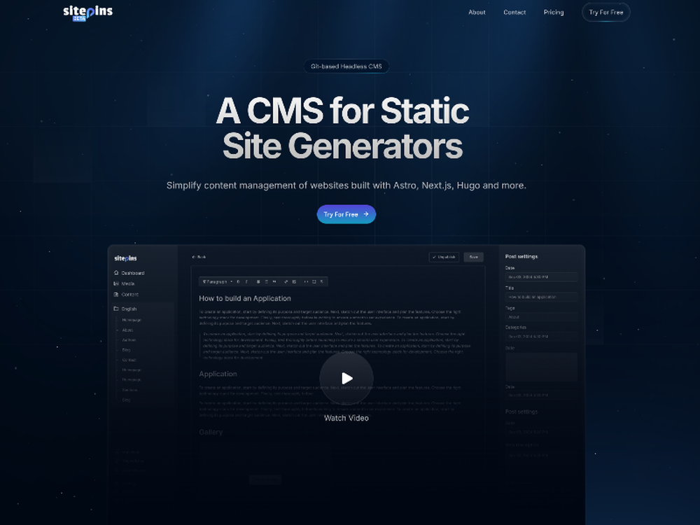 Sitepins Screenshot 1