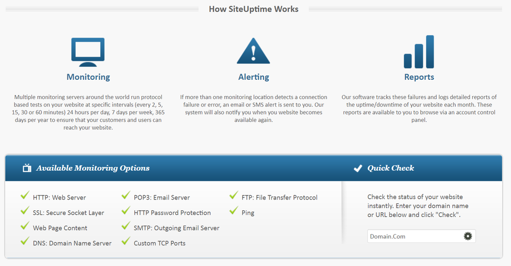 SiteUptime Screenshot 1