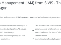 SIVIS Identity Manager Screenshot 1