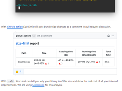 Size Limit Screenshot 1