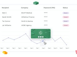 Fast, reliable document sharing with live analytics and managed access. No size limits. Unlimited storage.