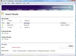 The main search results page.