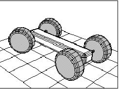 A non-holonomic robot in Sketch