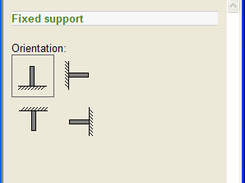 New supports (fixed, roller, pin)