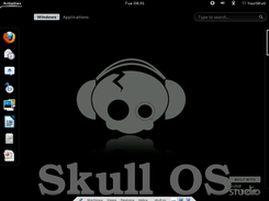 Skull OS Gnome Desktop