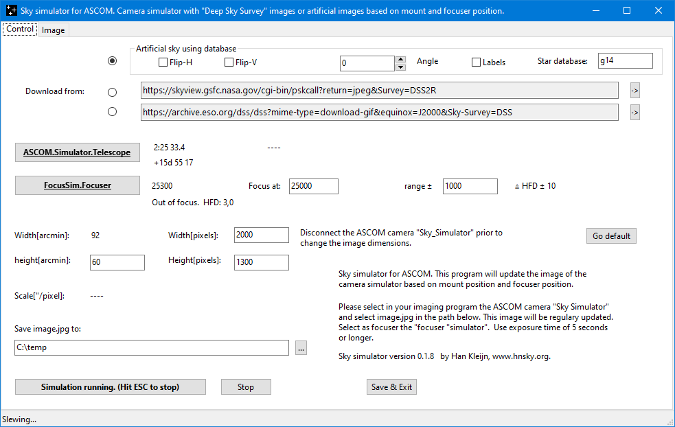 Sky Simulator For Ascom Download Sourceforge Net
