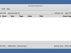 Sky3ds utility for Mac and Linux Screenshot 3