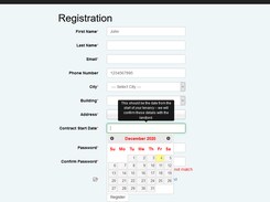 tenas web onboarding  forms