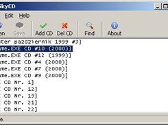 Main window (SkyCD release 32)