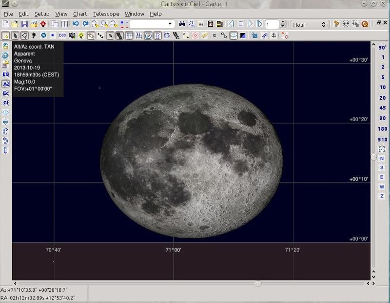 Cartes du ciel telescope control online
