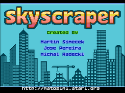 Skyscraper - ATARI XL/XE Screenshot 1