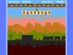 Skyscraper - ATARI XL/XE Screenshot 2