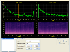 Sound card Line-In FFT