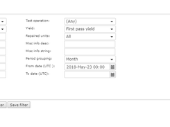 Flexible Reporting Filters