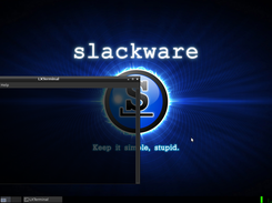 SlackerR LXDE desktop