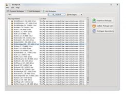 Slackpack Get Packages tab
