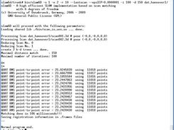 The slam6D command line tool for processing 3D scans.