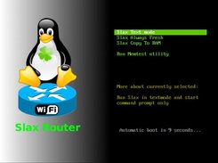 Slax Router boot start