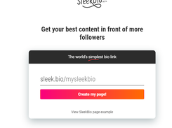 SleekBio Screenshot 1