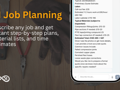 AI help to plan you job properly