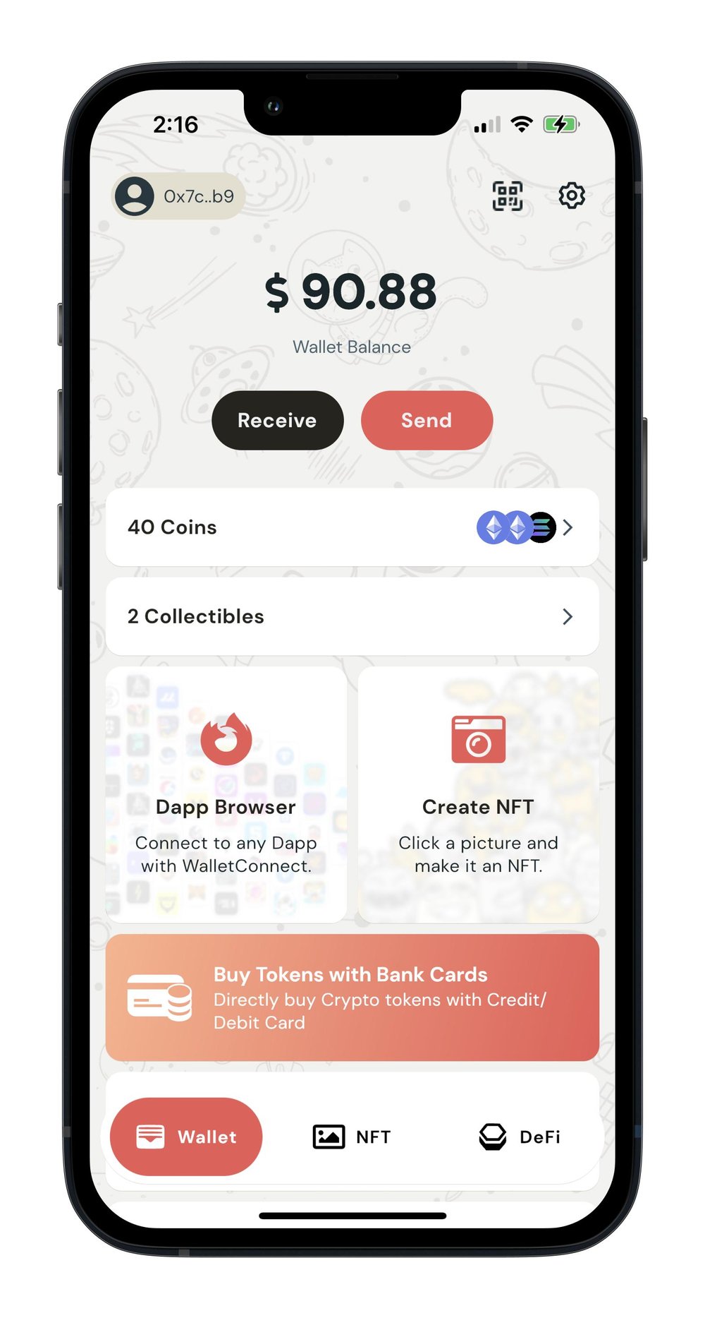 Slick Wallet Screenshot 1