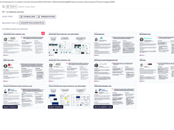 Quickly locate specific company slides in the cloud library using keywords and labels