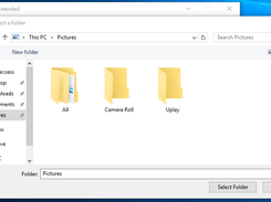 Folder selection